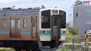 211系ナノN332編成構内試運転　長野総合車両センター