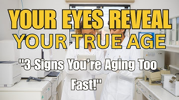 "Your Eyes Reveal Your True Age – 3 Signs You’re Aging Faster Than You Think!"