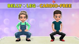18-MIN CORE BLAST: CARDIO-FREE BELLY AND LEG STRENGTHENING WORKOUT
