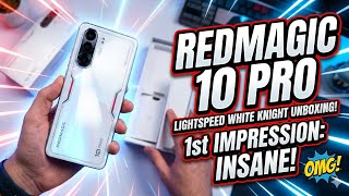 Redmagic 10 PRO Lightspeed white knight Unboxing