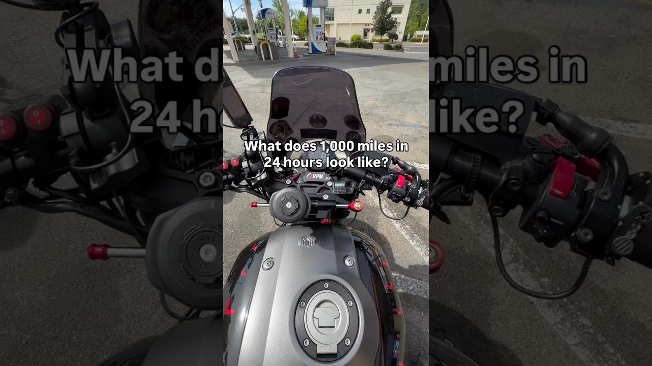 1,000 miles in 24 hours   Saddle Sore 1000  #motorcycle #roadtrip #adventure #motivation #camping
