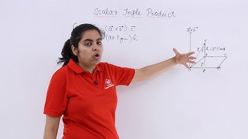 Class 12th – Geometrical Interpretation of Scalar Triple Product | Vector Algebra | Tutorials Point