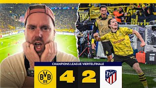 Halbfinaleeeee Eskalation Borussia Dortmund Vs Atlético Madrid 4-2 Stadion-Vlog