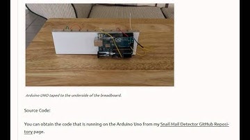 Wireless Mail Detector Using Arduino and Xbee