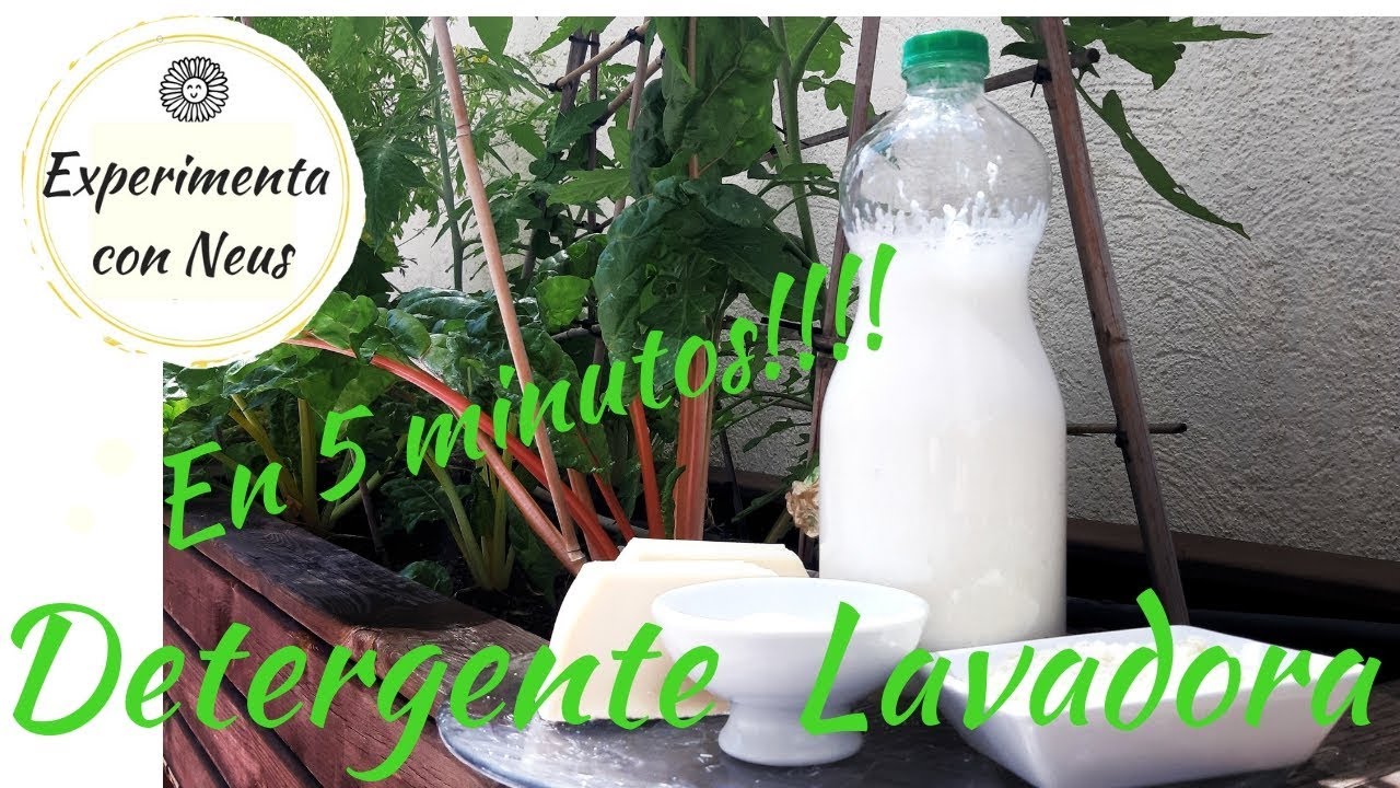 Detergente en 5 minutos