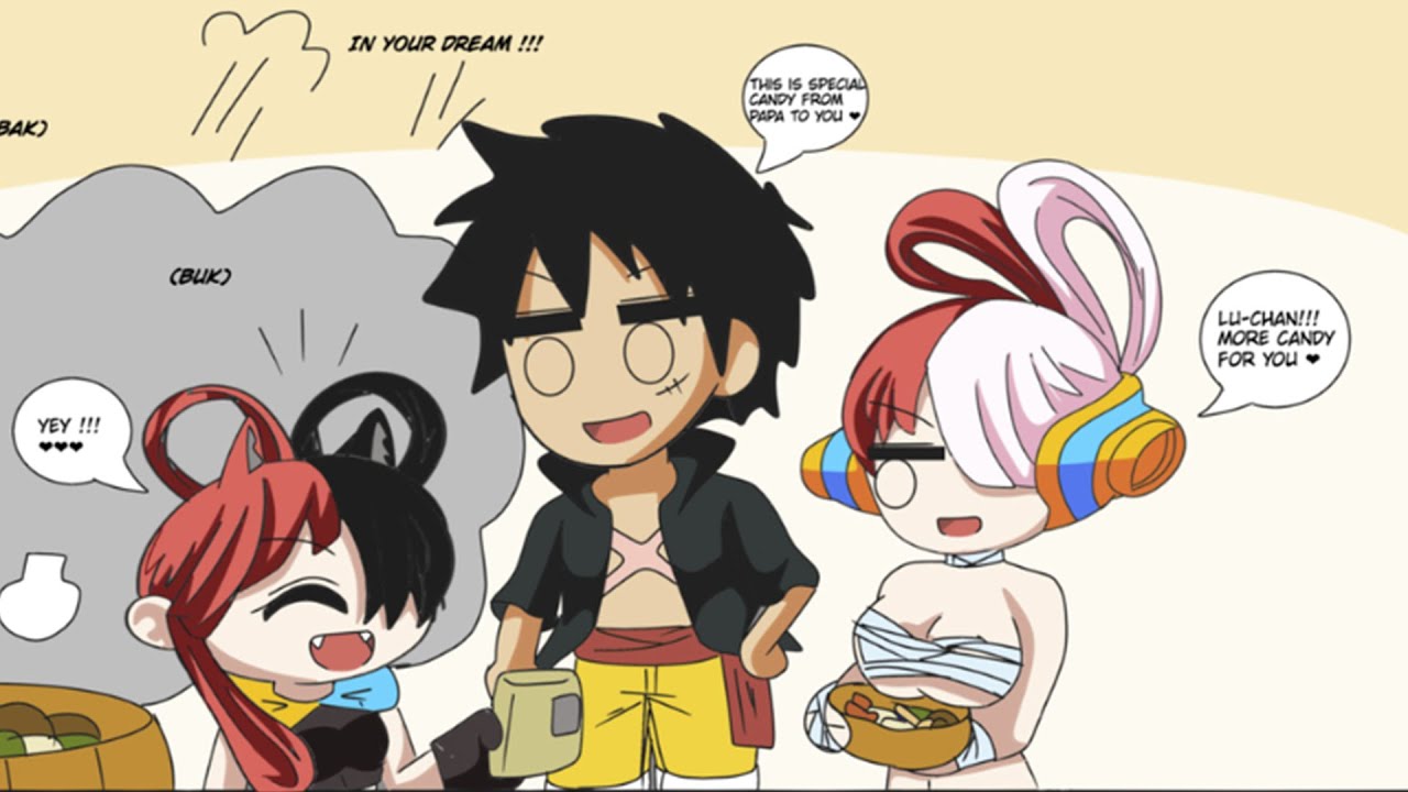 Utah And Luffy Have A Daughter. Luffy Acts Like A Real Father.