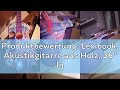 Produktbewertung: Lexibook, Akustikgitarre aus Holz, 36'' lang, inklusive Lernanleitung, 6 Nylonsait