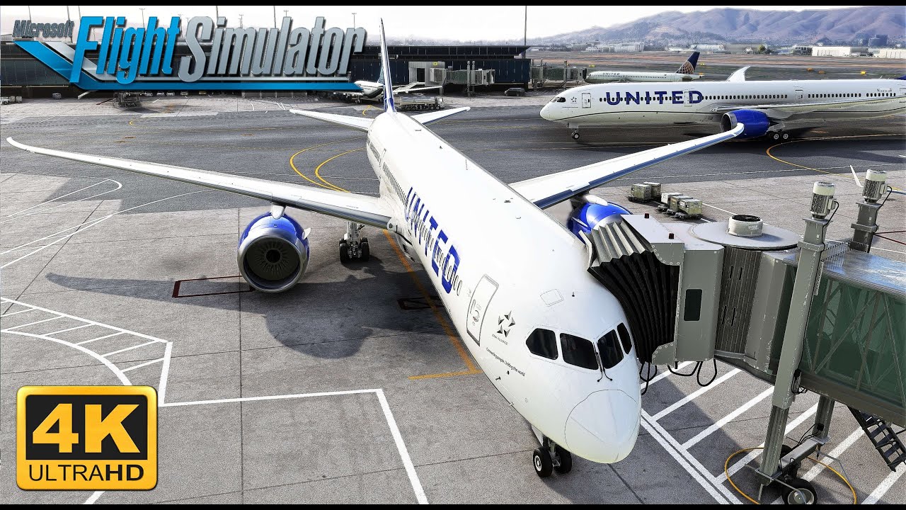 (4K) ULTRA SETTINGS - Full Flight - Singapore Changi - San Fransisco - Microsoft Flight Simulator