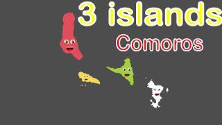 Learn the 3 islands of Comoros!