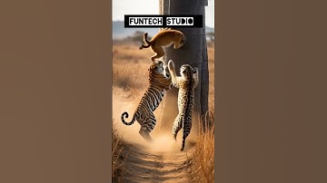 Tiger Vs Leopard Vs Monkey Attack #animals #usa #shorts #viralvideo #nature #fight#forest #monkey