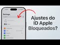 Ajustes da Conta Apple Indisponíveis? Aprenda a CONSERTAR!