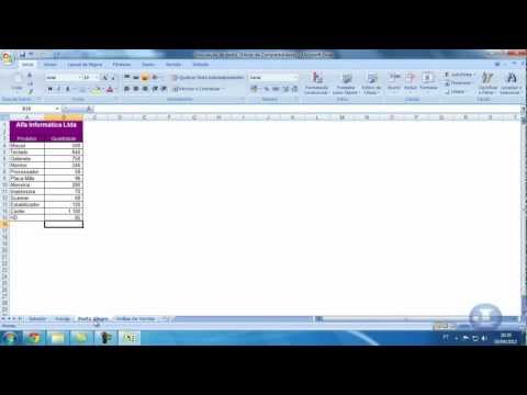 Curso Excel 2007 - Aula 11 - Vinculação de dados