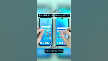 APP SPEED BATTLE: Galaxy A16 5G vs Redmi Note 14!#shorts