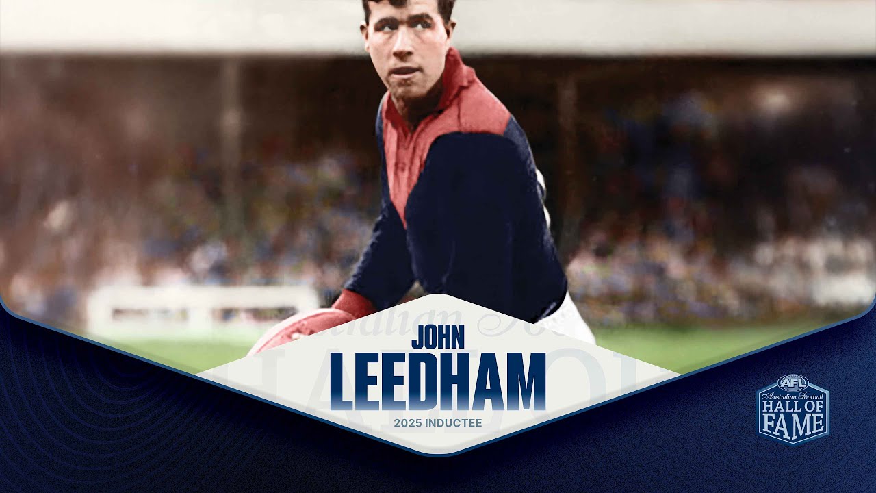 John Leedham: 2025 Australian Football Hall of Fame Inductee