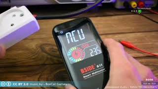 BSIDE.Smart Electrician Tester Digital Multimeter USB Charge T-RMS DC screenshot 5