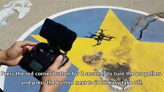 Flying Contixo F18 Quadcopter HD Live FPV Video Wifi Camera Drone 6-Axis GPS