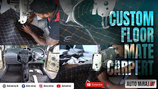 Custom car floor carpets