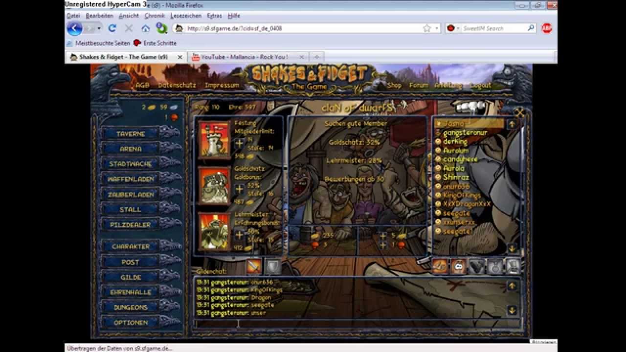 Shakes&Fidget server9 claN oF dwarfS