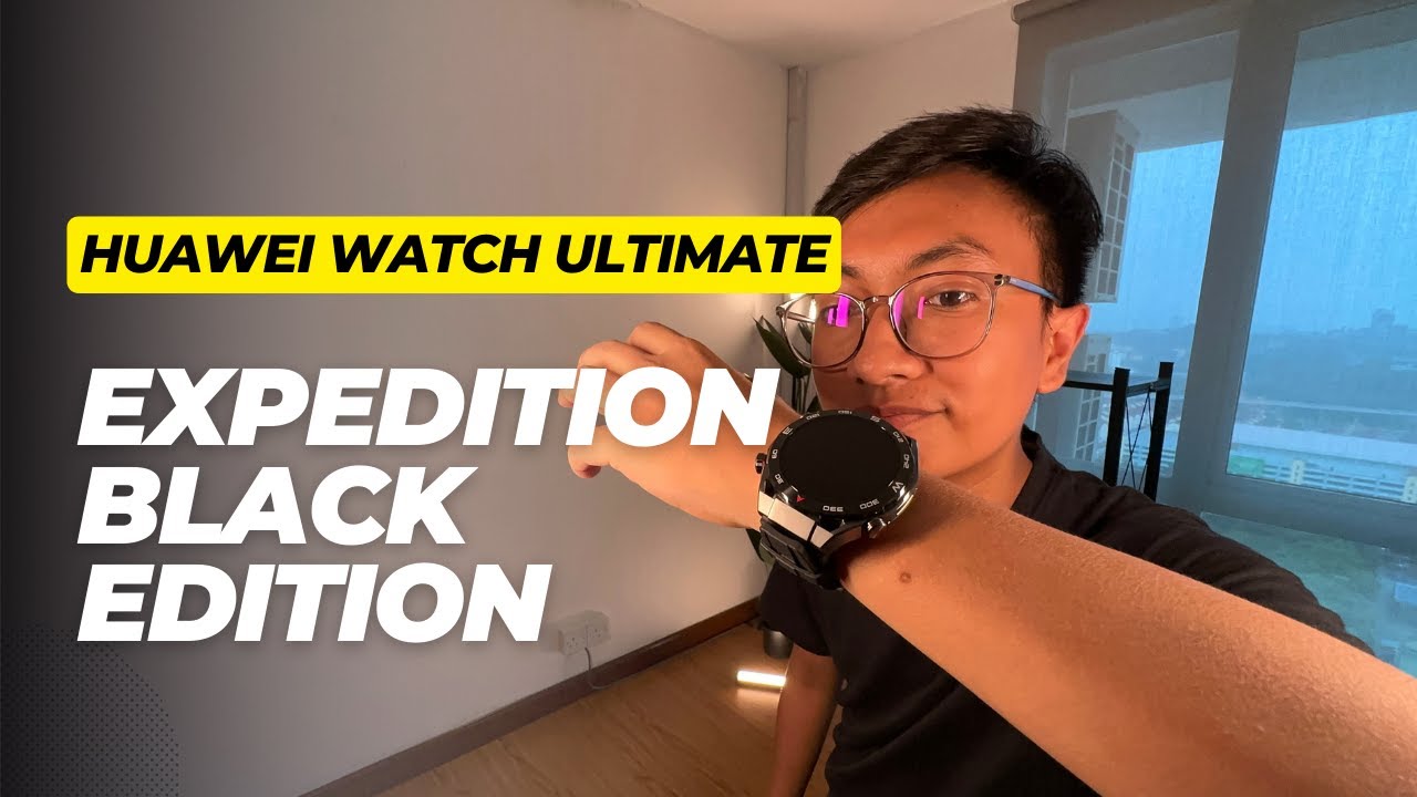 Huawei Watch Ultimate Expedition Black - YouTube