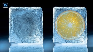Manipulation ICE CUBE & Orange In Adobe Photoshop #adobephotoshop