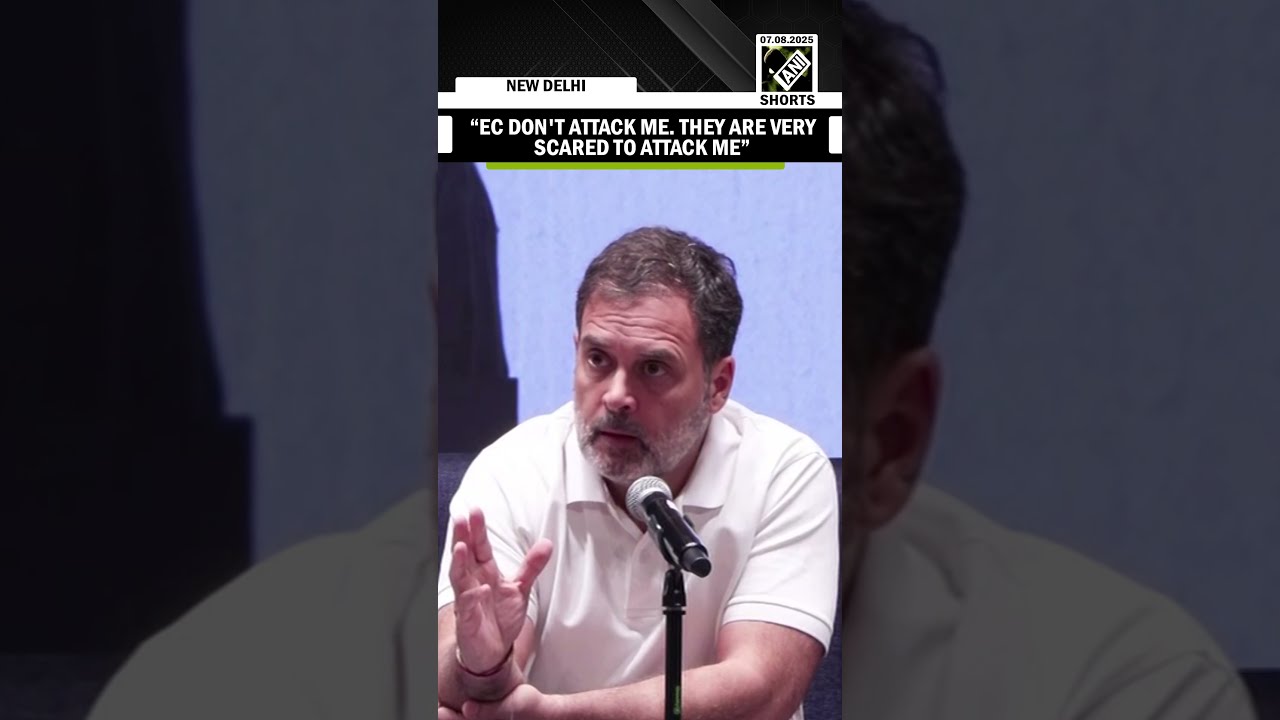  ECI Don T Attack Me They Are Very Scared To Rahul Gandhi Slams