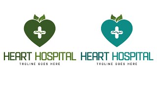 Medical Logo in Illustrator | Clinic Logo in Illustrator | Adobe Illustrator Logo Tutorial