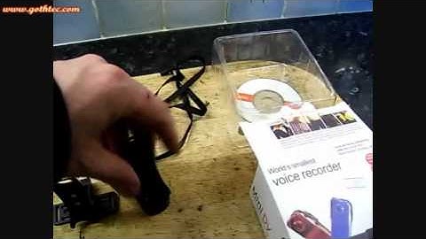 Mini DV voice recorder review