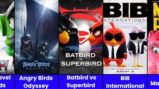 All Angry Birds Parody Movie Posters | ( Every Blockbuster )