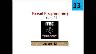 Pascal 13