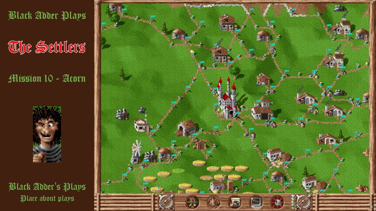 Black Adder Plays The Settlers - Mission 10 - Acorn