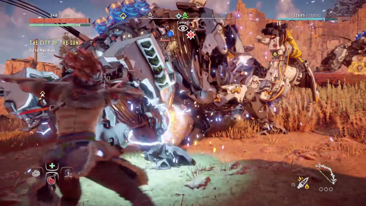 Trampler 1st Encounter - Horizon Zero Dawn