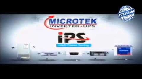 Microtek Inverter UPS New TV Ad