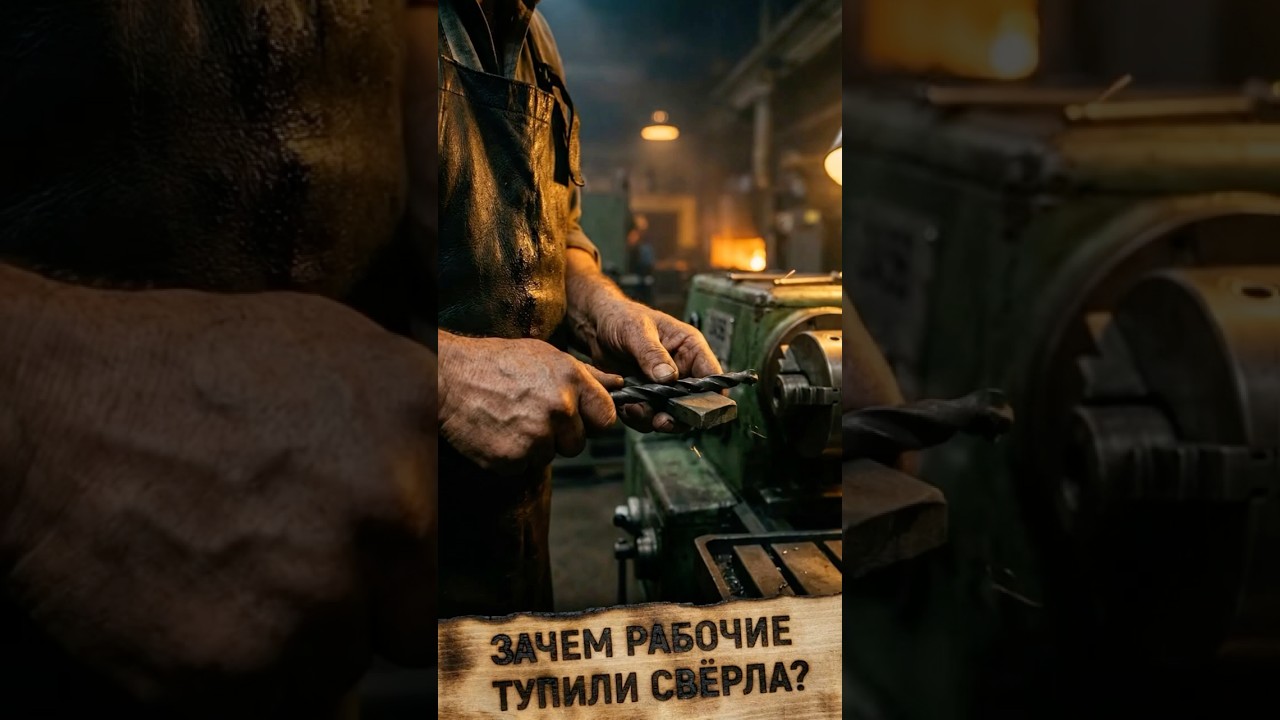 Зачем рабочие специально тупили свёрла на военных заводах?