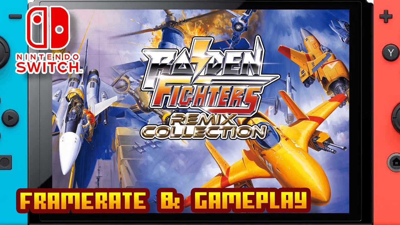 RAIDEN FIGHTERS REMIX COLLECTION - (Nintendo Switch 1) - Framerate & Gameplay - 4K