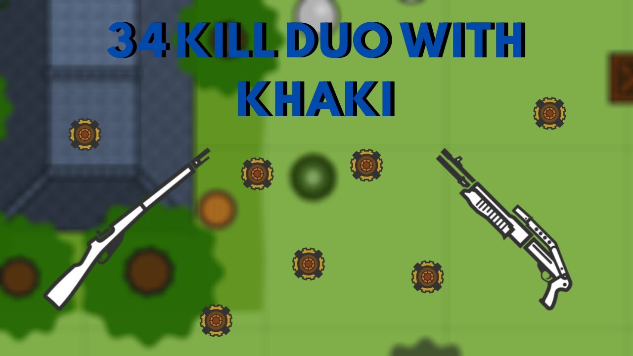 34 KILL DUO WITH KHAKI | SURVIV.IO PRO GAMEPLAY