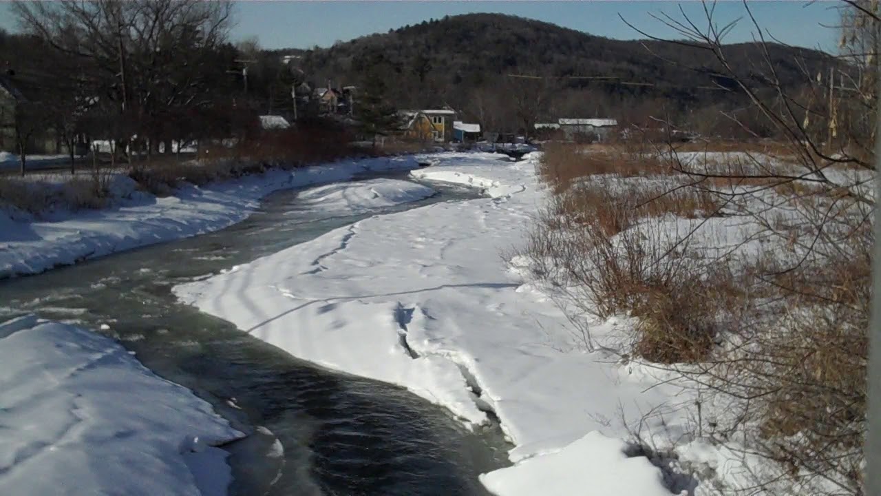 Hardwick, VT Lamoille River Looking Downriver YouTube