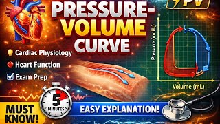Pressure volume curve | only in 5 min.! For 5 mark long question ❓ ! In detail #mbbs1styear #mbbs 