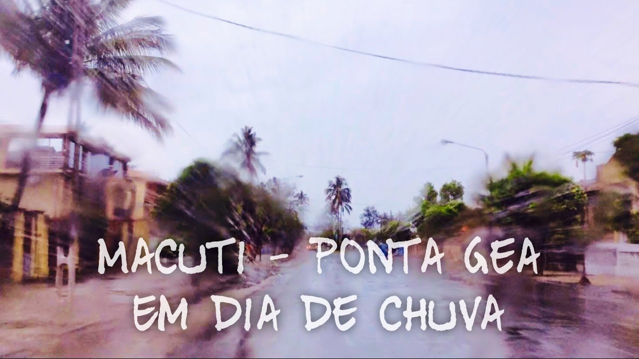 Moçambique - Beira - Macuti - Ponta Gêa - Dia de chuva