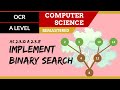 Binary Search Algorithm Quiz