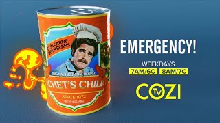 EMERGENCY! is for breakfast - not lunch!  Two hours every morning on COZI TV starting at 7AM/6C.