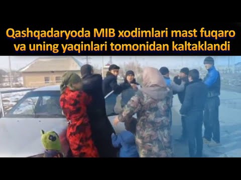 Qashqadaryoda MIB xodimlari