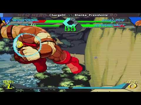 X-Men vs. Street Fighter - Wolverine, Cyclops vs. Dhalsim, Juggernaut