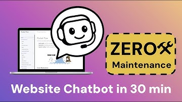 Build a Website Chatbot in 30 min! It needs ZERO maintenance