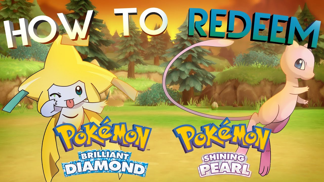 How to REDEEM Jirachi & Mew in Pokémon Brilliant Diamond & Shining