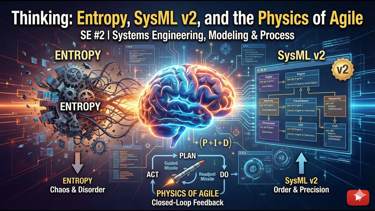 [SE #2] Thinking: Entropy, SysML v2, and the Physics of Agile