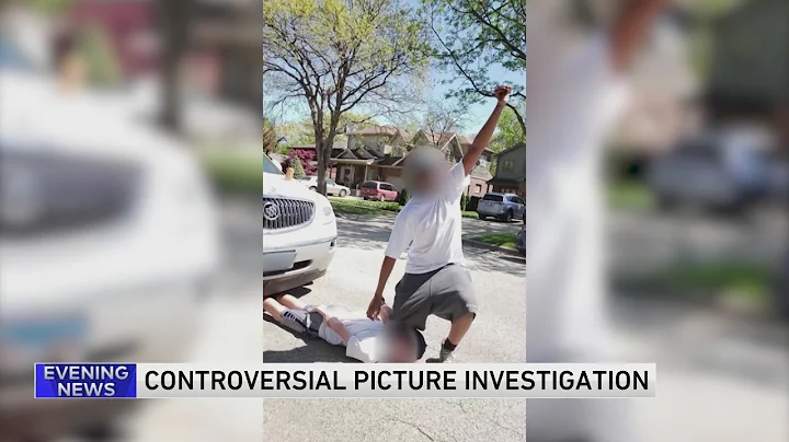Maine South HS investigating photo reenacting Geor...