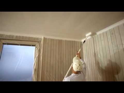 Painting a ceiling - step by step