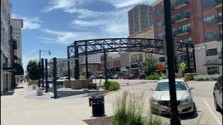 Short walk downtown Topeka, Kansas