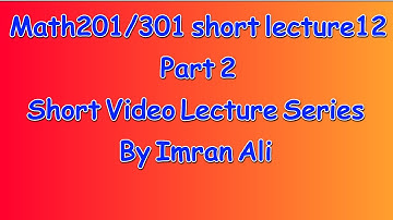 Math201/Math301 short lecture12 part2 | Tangent Planes  To The Surfaces | Mth201/301 Lecture12 part2