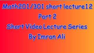 Math201/Math301 short lecture12 part2 | Tangent Planes  To The Surfaces | Mth201/301 Lecture12 part2